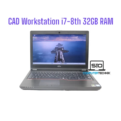 Fujitsu Celsius H780 i7-8750H CAD 6 Cores 32GB RAM 512GB SSD 15,6" FHD Kratzer - Bild 1 von 4