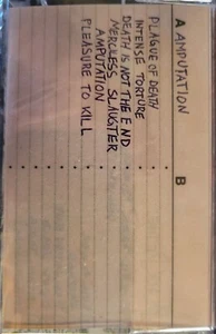 Amputation - Live Verftet Thrash Fest Sept. 29-30 1989(Tape/2020)CRASH SYNDROM - Picture 1 of 1