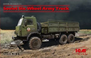 KAMAZ 4310 SOVIÉTICO/RUSO CAMIÓN DE SEIS RUEDAS #35001 1/35 ICM UCRANIA - Imagen 1 de 1