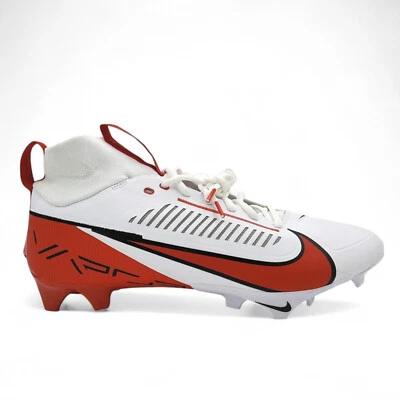 Nike Vapor Edge Pro 360 2 TB White/Red Football Cleats Mens 14 FQ4044-105 NEW - Image 1 of 4