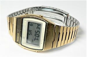  Seiko Alarm Chronograph Digital Watch C1980 Functional Vintage #14707z