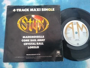 STYX UK 7" Vinyl Single E.P BLACK VINYL - Picture 1 of 2