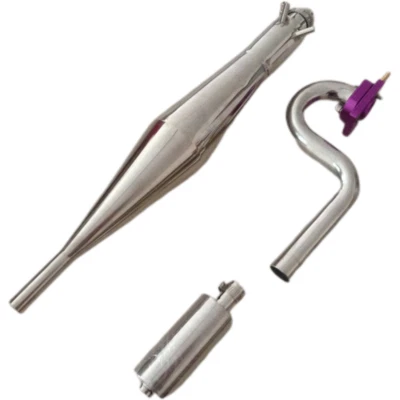 Tuned Pipe Exhaust Pipe Silencer / Zenoah CY GW26i 26cc RC Boat Gas Engine #1444 - Image 1 of 4