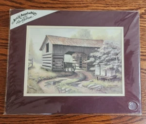Sweet Season Lee Roberson Art Print- Great Smokey Mountains 1991 Matted - Picture 1 of 3