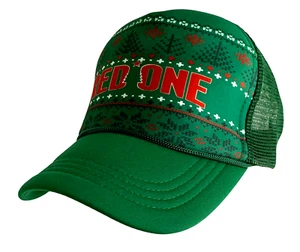 Truckermütze Kappe rot One The Rock Santa Xmas Weihnachten Film Swag Promo - neu ohne Etikett - Bild 1 von 8
