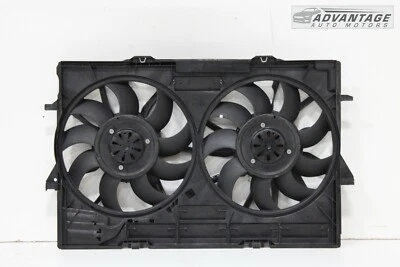 2012-2018 AUDI A7 3.0L RADIADOR REFRIGERAÇÃO MOTOR VENTILADOR DUPLO COM CARCAÇA DE COBERTURA FABRICANTE DE EQUIPAMENTO ORIGINAL - Imagem 1 de 4