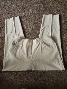 NEW Womens Blair Tan Beige Stretch Waist Dress Pants Size 20 Trousers - Picture 1 of 8