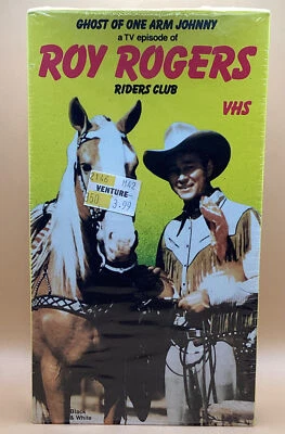 Roy Rogers Riders Club Ghost of One Arm Johnny VHS 1987 PARTIAL SHRINK Venture Foto 1 de 3