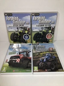 Farming Simulator PC DVD-ROM Bundle Platinum Ed Official Add On 2011 2013 2015 - Picture 1 of 6