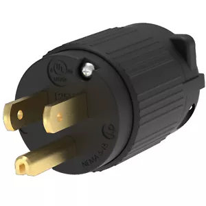 Cable de alimentación de extensión de hogar de repuesto extremo de enchufe macho 15 AMP 125V 15A 110 120 - Imagen 1 de 13