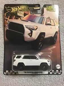 2024 Hot Wheels Premium 2018 WEISS TOYOTA 4RUNNER 1/64 Auto Boulevard - Bild 1 von 4
