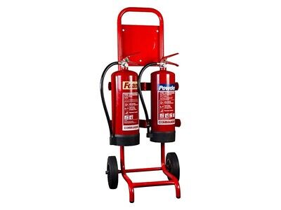 Compact Double Fire Extinguisher Trolley • 60£