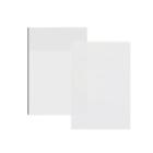 50 Sheets Sticky Notes, Bookmark Point Marker, School Stationery, Transparent