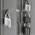 Combination Padlock | 8/10 Digits Mini Locker Lock Security Padlock, Zinc Alloy 