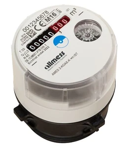 AT-Messkapsel Allmess AMES 3-KOAX-K+m KU Q3 2.5 m3h D87mm Kaltwasser 2022 Eichug - Bild 1 von 1