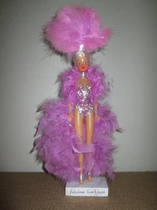 Vtg 1979 FIONA ORIGINALS Fabulous Las Vegas 15" Souvenir Showgirl Doll Pink - Picture 1 of 8