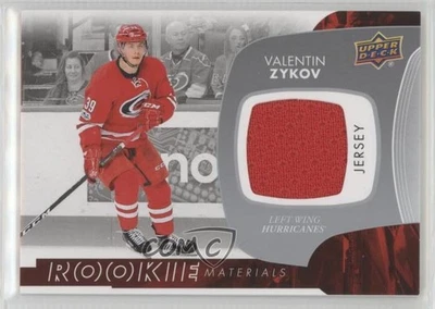 2017-18 Upper Deck Rookie Materials Valentin Zykov #RM-VZ RC - Image 1 of 2