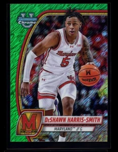 2025-26 Topps Chrome Bowman DeShawn Harris-Smith Maryland #85 Green Shimmer - Picture 1 of 2
