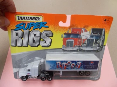 Matchbox Super Rigs Pepsi 1996 sin usar en paquete "34330" admite rescate de gatos Foto 1 de 4