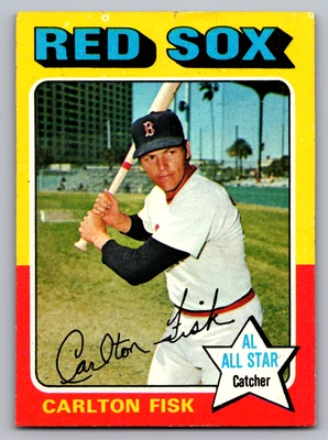 1975 TOPPS #80 CARLTON FISK RED SOX - Image 1 of 3
