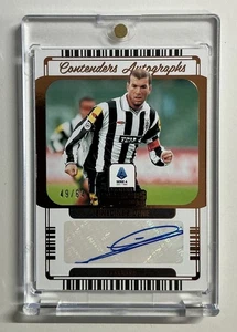 2022-23 Panini Chronicles Contenders Serie A ZINEDINE ZIDANE /64 Auto Juventus - Picture 1 of 2