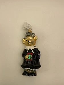 Christopher Radko Portrait in Black & White 97-NAB-02 7,75" Vanderbear Muffy Tag - Bild 1 von 10