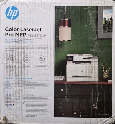 (Read Description) HP LaserJet Pro M283fdw All-In-One Printer - White - Image 1 of 4
