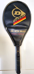 Dunlop Black Max Vintage 1980s Mid Size Graphite Glass Tennisschläger Size L2 - Bild 1 von 10