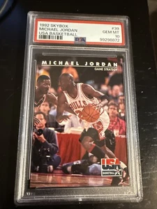 1992 Skybox USA #39 Michael Jordan PSA 10 - Foto 1 di 2
