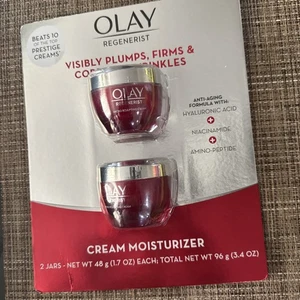 Olay Regenerist Creme Feuchtigkeitscreme 2er-Pack 1,7 flüssige Unzen/96 g NEU - Bild 1 von 2