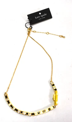 Collar Tenis Kate Spade Hit the City Taxi Amarillo Multi KK017 Chapado 16" L Foto 1 de 4