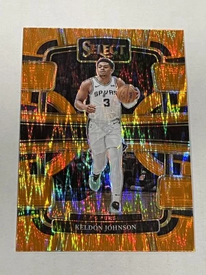 2023-24 Select Basketball Orange Flash Prizm #61 - Keldon Johnson - Spurs - Image 1 of 2