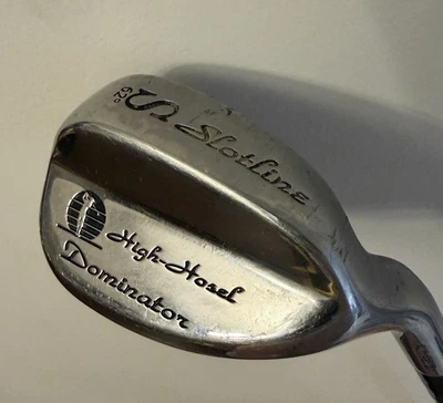 1990’s Vintage Slotline Dominator High-Hosel Big Blade Sand 62° Golf Wedge Club - Image 1 of 4