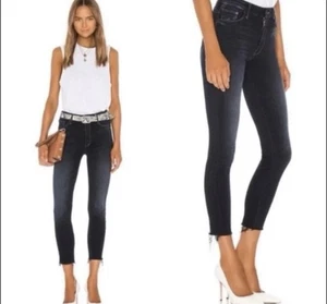 Mother Women’s The Stunner Zip Two Step Fray Skinny Jeans In Last Call Sz 26 NWT - Picture 1 of 9