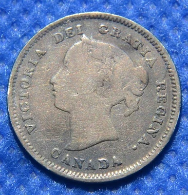 1891 Canada 5 Cent Circulated  #G105 - Image 1 of 3