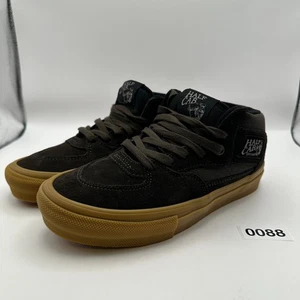 Vans Herren Größe 5,5 Half Cab Skateboarding Schuhe dunkelbraun/gummi - Bild 1 von 7