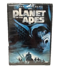 Planet of the Apes (2001) DVD New Sealed Mark Wahlberg Tim Burton Sci-Fi Movie - Imagen 1 de 2