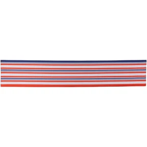 Corredor de mesa Northlight 71" rojo, blanco y azul a rayas americanas - Imagen 1 de 5