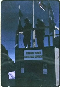 AMUNDSEN-SCOTT SOUTH POLE STATION WEATHER AUG 1972 KODACHROME SLIDE - Picture 1 of 3