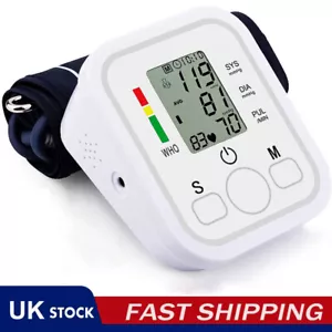 Smart Automatic Blood Pressure Monitor Upper Arm Digital BP Machine Large Cuff ' - Picture 1 of 14