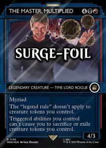 MTG The Master, Multiplied (Showcase Surge Foil) | Doctor Who NM - Picture 1 of 3