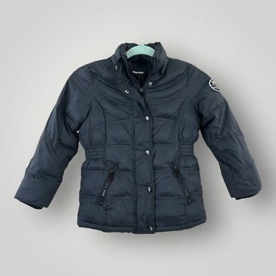 Jaqueta acolchoada Diesel preta masculina tamanho 5/6 capuz faltando - Imagem 1 de 4