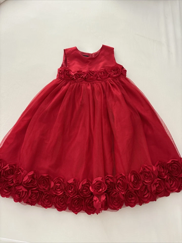 HOLIDAY EDITIONS red Dress Christmas Formal 5 years Girl - Image 1 of 4