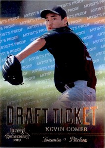 2011 Playoff Contenders Draft Ticket Artist's Proof #DT73 Kevin Comer /49