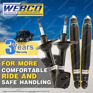 Front Rear Webco Elite Shock Absorbers for MAZDA CX-9 TB V6 FWD AWD 7 Seat Wagon - Picture 1 of 3