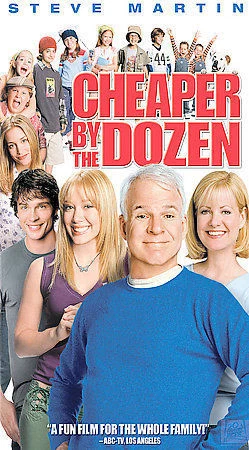 Cheaper by the Dozen (VHS, 2004, Clamshell)