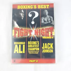 Fight Night Vol. 4 Part 2 Boxing's Best - DVD Muhammad Ali - Jack Johnson - Picture 1 of 3