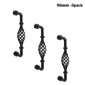 Küchenschrankgriff Vintage schwarz Vogelkäfig Schranktür Schublade Ziehgriffe - Bild 1 von 52