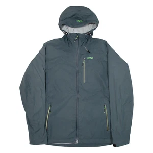 CMP Mens Rain Jacket Blue Hooded L - Picture 1 of 6