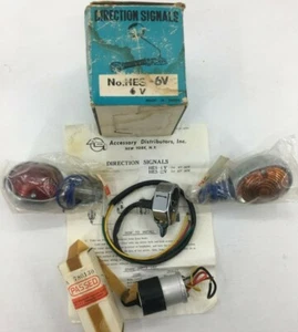 Vintage Motorcycle ADI Direction Signal HES-6V Kit 6 VOLT 20 WATT New Old Stock - Picture 1 of 6
